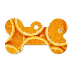 Oranges Textures, Close-up, Tropical Fruits, Citrus Fruits, Fruits Dog Tag Bone (one Side)