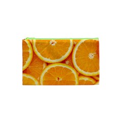 Oranges Textures, Close-up, Tropical Fruits, Citrus Fruits, Fruits Cosmetic Bag (XS)