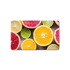 Oranges, Grapefruits, Lemons, Limes, Fruits Magnet (name Card) by nateshop