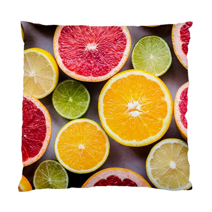 Oranges, Grapefruits, Lemons, Limes, Fruits Standard Cushion Case (One Side)