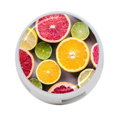 Oranges, Grapefruits, Lemons, Limes, Fruits 4-port Usb Hub (two Sides)