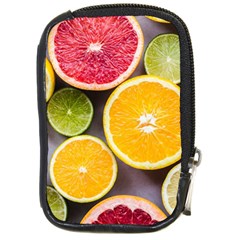 Oranges, Grapefruits, Lemons, Limes, Fruits Compact Camera Leather Case by nateshop