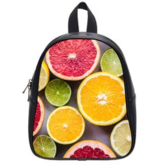 Oranges, Grapefruits, Lemons, Limes, Fruits School Bag (small)