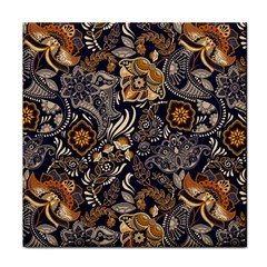 Paisley Texture, Floral Ornament Texture Face Towel by nateshop