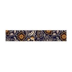 Paisley Texture, Floral Ornament Texture Premium Plush Fleece Scarf (mini) by nateshop