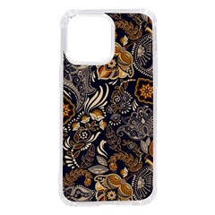 Paisley Texture, Floral Ornament Texture Iphone 14 Pro Max Tpu Uv Print Case by nateshop
