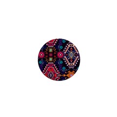 Pattern, Ornament, Motif, Colorful 1  Mini Buttons