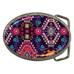Pattern, Ornament, Motif, Colorful Belt Buckles by nateshop