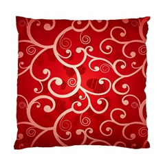 Patterns, Corazones, Texture, Red, Standard Cushion Case (one Side)