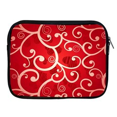 Patterns, Corazones, Texture, Red, Apple Ipad 2/3/4 Zipper Cases