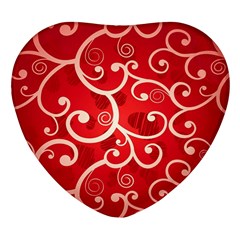 Patterns, Corazones, Texture, Red, Heart Glass Fridge Magnet (4 Pack) by nateshop