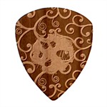 Patterns, Corazones, Texture, Red, Guitar Shape Wood Guitar Pick Holder Case And Picks Set Pick