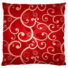 Patterns, Corazones, Texture, Red, 16  Baby Flannel Cushion Case (two Sides)