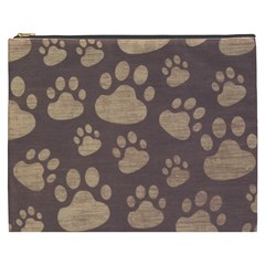 Paws Patterns, Creative, Footprints Patterns Cosmetic Bag (xxxl) by nateshop