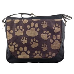 Paws Patterns, Creative, Footprints Patterns Messenger Bag