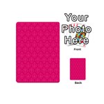Pink Pattern, Abstract, Background, Bright, Desenho Playing Cards 54 Designs (Mini) Back