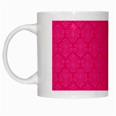 Pink Pattern, Abstract, Background, Bright, Desenho White Mug by nateshop