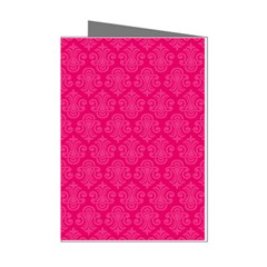 Pink Pattern, Abstract, Background, Bright, Desenho Mini Greeting Cards (pkg Of 8) by nateshop