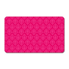 Pink Pattern, Abstract, Background, Bright, Desenho Magnet (rectangular) by nateshop