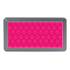 Pink Pattern, Abstract, Background, Bright, Desenho Memory Card Reader (mini) by nateshop