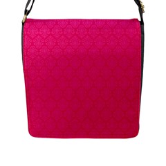 Pink Pattern, Abstract, Background, Bright, Desenho Flap Closure Messenger Bag (l) by nateshop