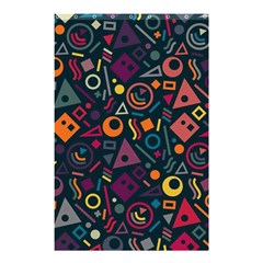 Random, Abstract, Forma, Cube, Triangle, Creative Shower Curtain 48  X 72  (small)  by nateshop