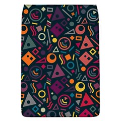 Random, Abstract, Forma, Cube, Triangle, Creative Removable Flap Cover (l) by nateshop