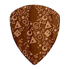 Random, Abstract, Forma, Cube, Triangle, Creative Wood Guitar Pick (set Of 10) by nateshop