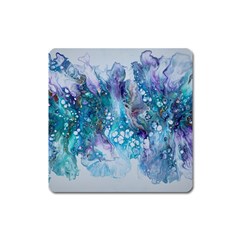 Sea Anemone Square Magnet by CKArtCreations