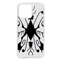 Black Silhouette Artistic Hand Draw Symbol Wb Iphone 14 Pro Max Tpu Uv Print Case by dflcprintsclothing