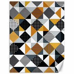 Pattern Tile Squares Triangles Seamless Geometry Canvas 18  X 24 