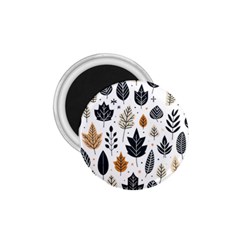 Autumn Leaves Fall Pattern Design Decor Nature Season Beauty Foliage Decoration Background Texture 1 75  Magnets