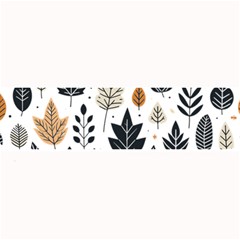 Autumn Leaves Fall Pattern Design Decor Nature Season Beauty Foliage Decoration Background Texture Large Bar Mat