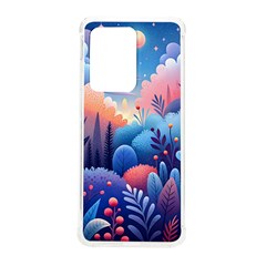 Nature Night Bushes Flowers Leaves Clouds Landscape Berries Story Fantasy Wallpaper Background Sampl Samsung Galaxy S20 Ultra 6 9 Inch Tpu Uv Case by Maspions