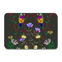 Bird Flower Plant Nature Plate Mats