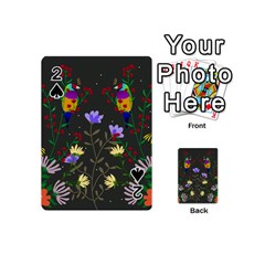 Bird Flower Plant Nature Playing Cards 54 Designs (mini)