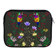 Bird Flower Plant Nature Apple Ipad 2/3/4 Zipper Cases by Maspions