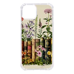 Books Flowers Book Flower Flora Floral Iphone 14 Tpu Uv Print Case by Maspions
