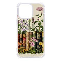 Books Flowers Book Flower Flora Floral Iphone 13 Pro Tpu Uv Print Case by Maspions