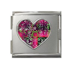 My Name Is Not Donna Mega Link Heart Italian Charm (18mm)