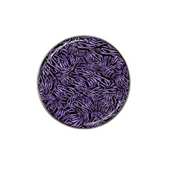 Enigmatic Plum Mosaic Hat Clip Ball Marker (4 Pack) by dflcprintsclothing