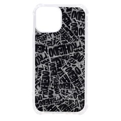 Rebel Life: Typography Black And White Pattern Iphone 13 Mini Tpu Uv Print Case by dflcprintsclothing