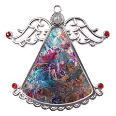 Straight Blend Module I Liquify 19-3 Color Edit Metal Angel With Crystal Ornament by kaleidomarblingart