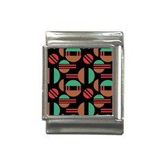 Abstract Geometric Pattern Italian Charm (13mm)