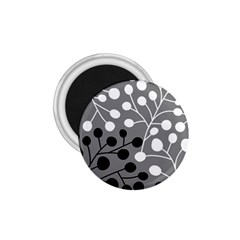 Abstract Nature Black White 1 75  Magnets by Maspions