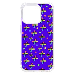 Abstract Background Cross Hashtag Iphone 14 Pro Tpu Uv Print Case by Maspions