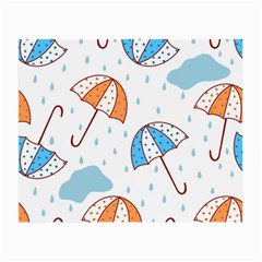 Rain Umbrella Pattern Water Small Glasses Cloth by Maspions