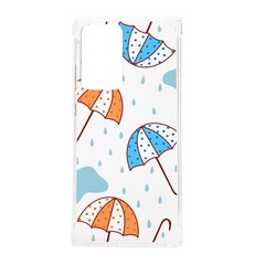 Rain Umbrella Pattern Water Samsung Galaxy Note 20 Ultra Tpu Uv Case