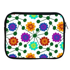 Bloom Plant Flowering Pattern Apple Ipad 2/3/4 Zipper Cases