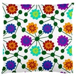 Bloom Plant Flowering Pattern 16  Baby Flannel Cushion Case (Two Sides) Front